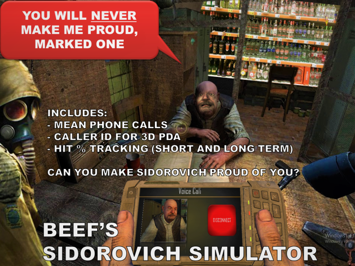 Beef's Sidorovich Simulator 