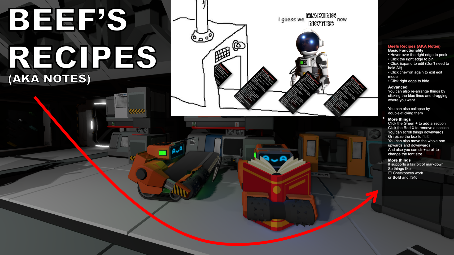 Beefs Recipes aka Notes