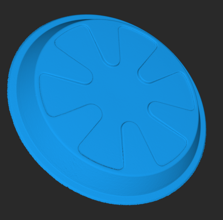 3d Scanned hubap for the motor coupling