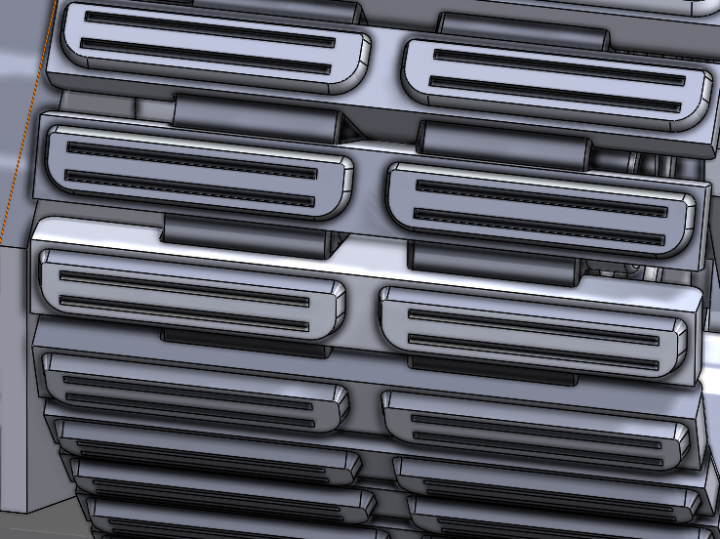 Spacers for 3d TPU inserts