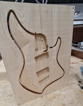 Front Side of guitar