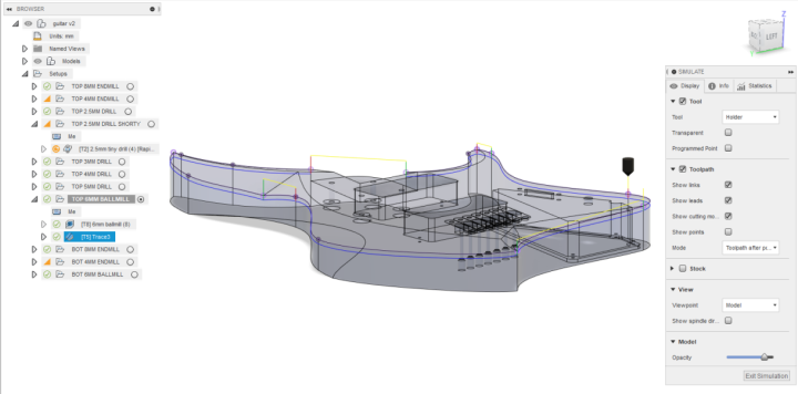 This way, the Trace operation only follows the outer contours that I want without included any of the inner contours (e.g. exclude the neck area)