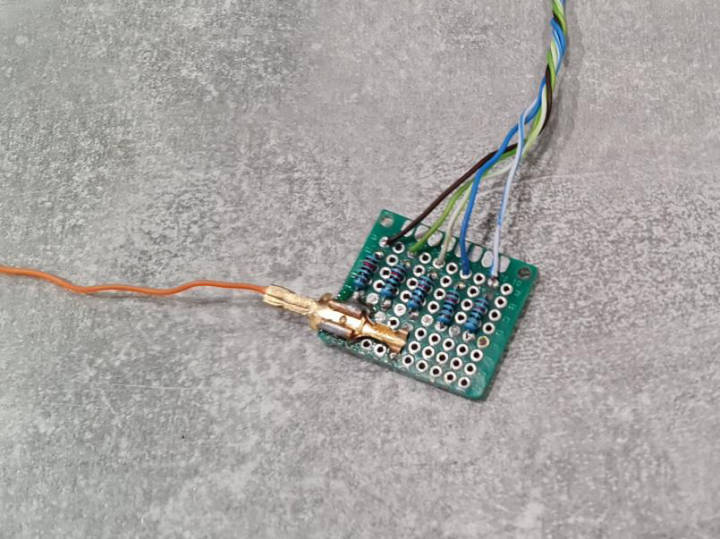 Pulldown resistor board