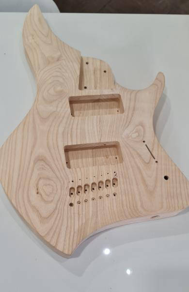 The guitar that was cut for first project