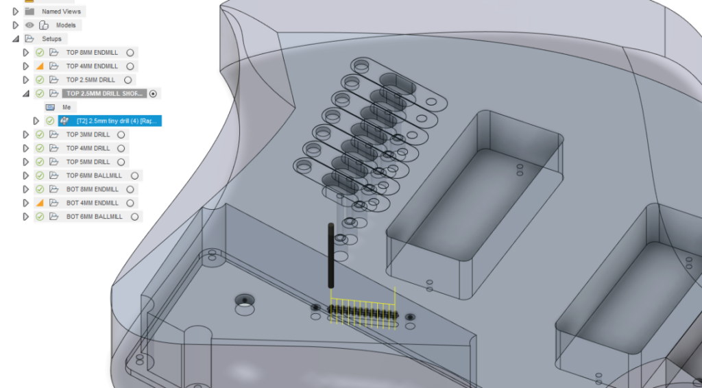 01. Drilling to make a slot